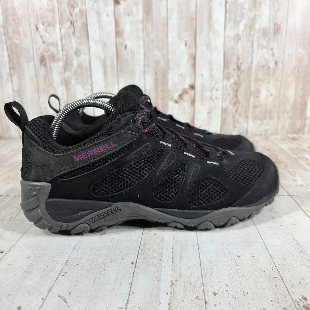 Merrell Siren Edge 3 Womens Black Purple Hiking Shoes J500158 Size 10